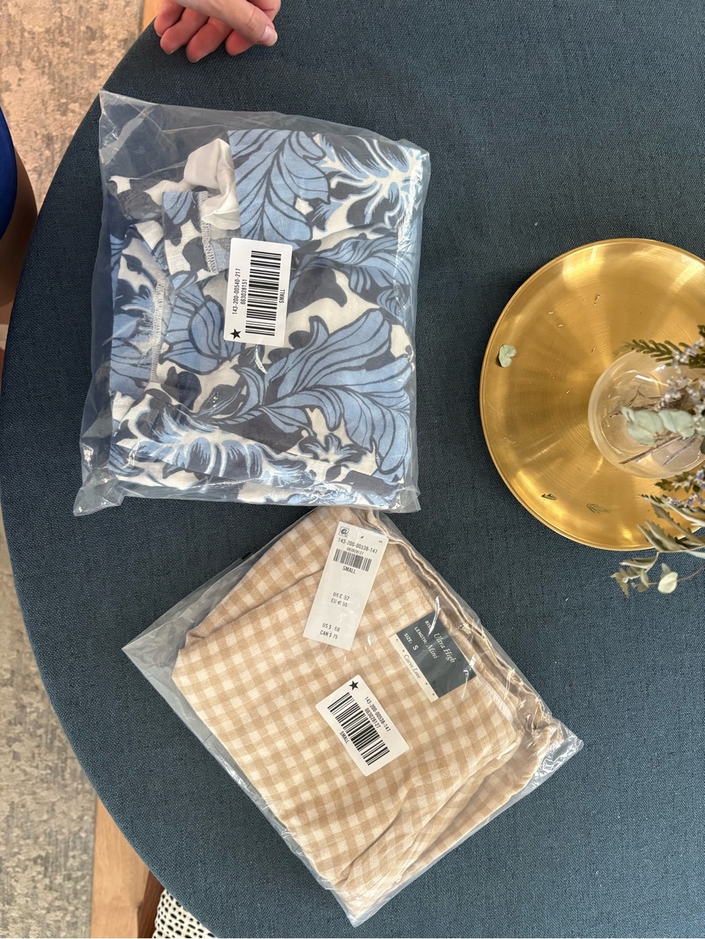 BUNDLE: NWT 2 Abercrombie & Fitch Curve Love Ultra High Rise Linen Mini Skirts - Picture 3 of 3